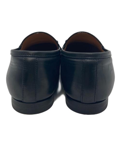 GUCCI（グッチ）GUCCI (グッチ) ヨルダーン ホースビットローファー ブラック サイズ:38の古着・服飾アイテム