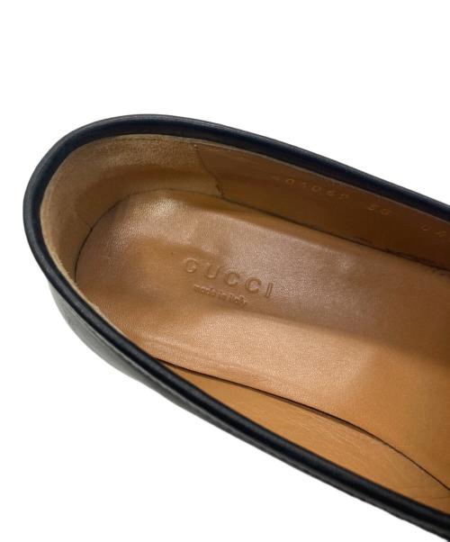 GUCCI（グッチ）GUCCI (グッチ) ヨルダーン ホースビットローファー ブラック サイズ:38の古着・服飾アイテム