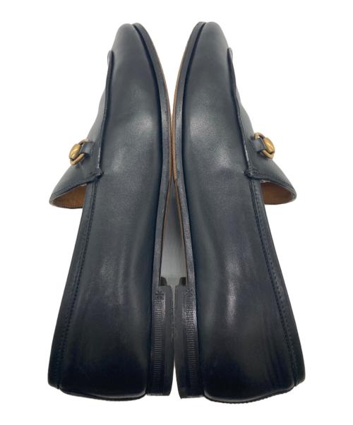 GUCCI（グッチ）GUCCI (グッチ) ヨルダーン ホースビットローファー ブラック サイズ:38の古着・服飾アイテム