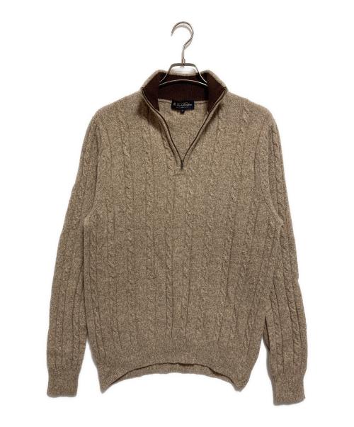 BROOKS BROTHERS（ブルックスブラザーズ）BROOKS BROTHERS (ブルックスブラザーズ) ハーフジップニット ベージュ サイズ:Mの古着・服飾アイテム