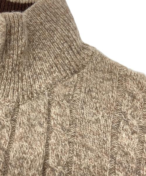 BROOKS BROTHERS（ブルックスブラザーズ）BROOKS BROTHERS (ブルックスブラザーズ) ハーフジップニット ベージュ サイズ:Mの古着・服飾アイテム