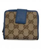 GUCCIグッチ）の古着「2つ折り財布」｜ベージュ