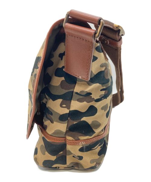 HUNTING WORLD（ハンティングワールド）HUNTING WORLD (ハンティングワールド) カモ柄ショルダーバッグ カーキの古着・服飾アイテム