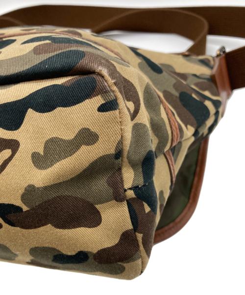 HUNTING WORLD（ハンティングワールド）HUNTING WORLD (ハンティングワールド) カモ柄ショルダーバッグ カーキの古着・服飾アイテム