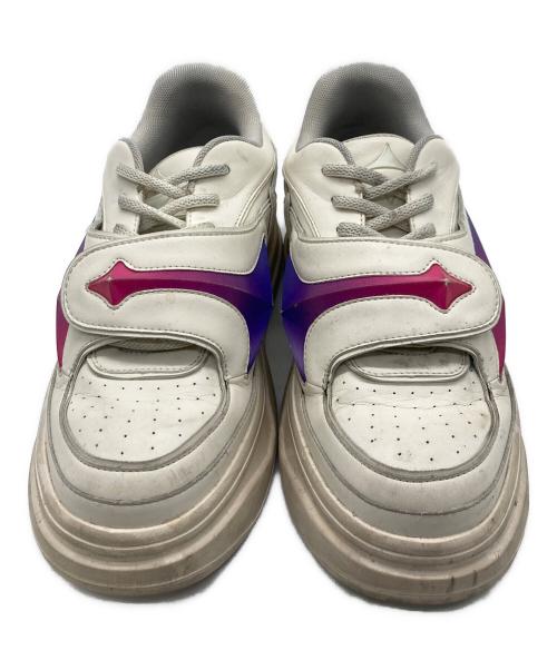 1807（イチハチゼロナナ）1807 (イチハチゼロナナ) ROYAL FLASH (ロイヤルフラッシュ) 別注 Star Sneakers Low ホワイト サイズ:42の古着・服飾アイテム