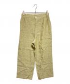 MARGARET HOWELLマーガレットハウエル）の古着「リネンパンツ」｜ベージュ
