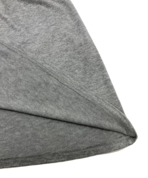 THREE DOTS（スリードッツ）THREE DOTS (スリードッツ) ブラッシュドセーター Aラインロングスカート グレー サイズ:-の古着・服飾アイテム