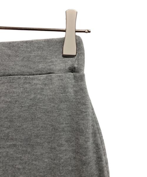 THREE DOTS（スリードッツ）THREE DOTS (スリードッツ) ブラッシュドセーター Aラインロングスカート グレー サイズ:-の古着・服飾アイテム