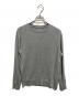 THREE DOTS（スリードッツ）の古着「ブラッシュド シンプルクルーネックセーター」｜グレー