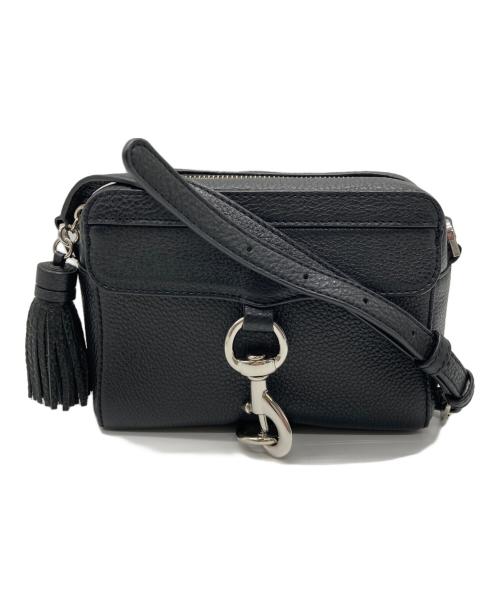 Rebecca Minkoff（レベッカミンコフ）Rebecca Minkoff (レベッカミンコフ) レザーショルダーバッグ ブラックの古着・服飾アイテム