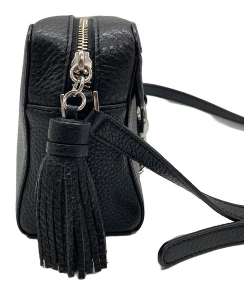 Rebecca Minkoff（レベッカミンコフ）Rebecca Minkoff (レベッカミンコフ) レザーショルダーバッグ ブラックの古着・服飾アイテム