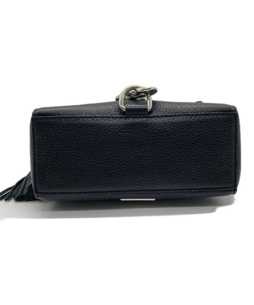 Rebecca Minkoff（レベッカミンコフ）Rebecca Minkoff (レベッカミンコフ) レザーショルダーバッグ ブラックの古着・服飾アイテム