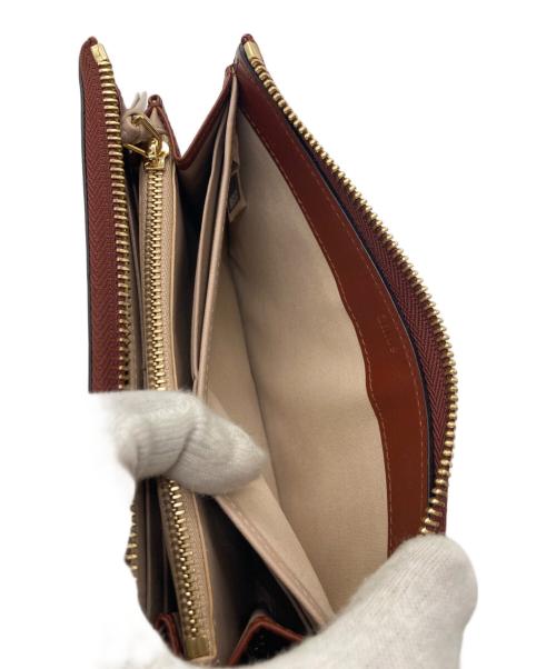 Chloe（クロエ）Chloe (クロエ) 長財布 ブラウンの古着・服飾アイテム