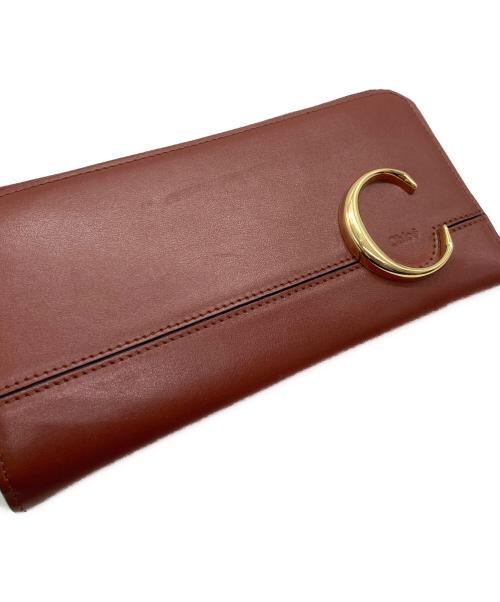 Chloe（クロエ）Chloe (クロエ) 長財布 ブラウンの古着・服飾アイテム