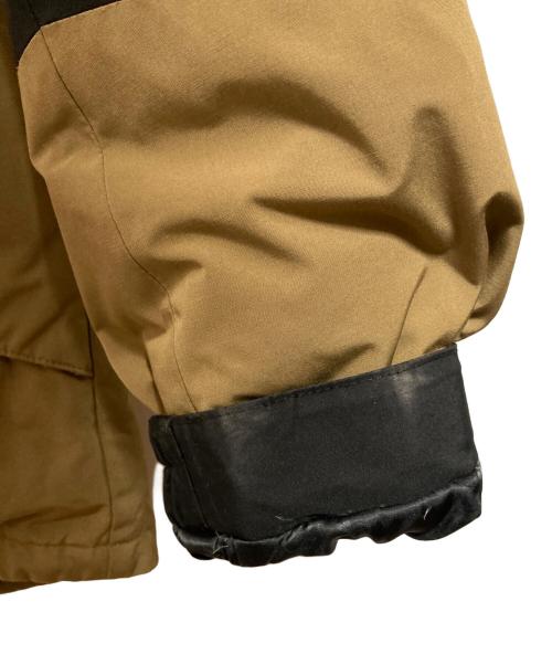 Schott（ショット）Schott (ショット) ダウンジャケット ベージュ×ブラック サイズ:Lの古着・服飾アイテム