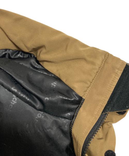 Schott（ショット）Schott (ショット) ダウンジャケット ベージュ×ブラック サイズ:Lの古着・服飾アイテム