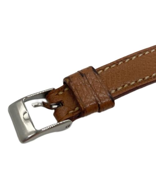HERMES（エルメス）HERMES (エルメス) クリッパー　リストウォッチ ホワイトの古着・服飾アイテム