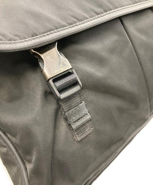 PRADA（プラダ）PRADA (プラダ) メッセンジャーバッグ ブラックの古着・服飾アイテム