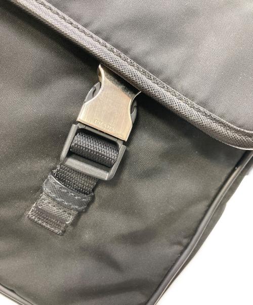 PRADA（プラダ）PRADA (プラダ) メッセンジャーバッグ ブラックの古着・服飾アイテム