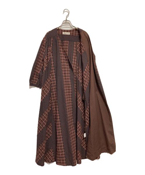 l’atelier du savon（アトリエドサボン）l’atelier du savon (アトリエドサボン) ワンピース ブラウン サイズ:FREEの古着・服飾アイテム