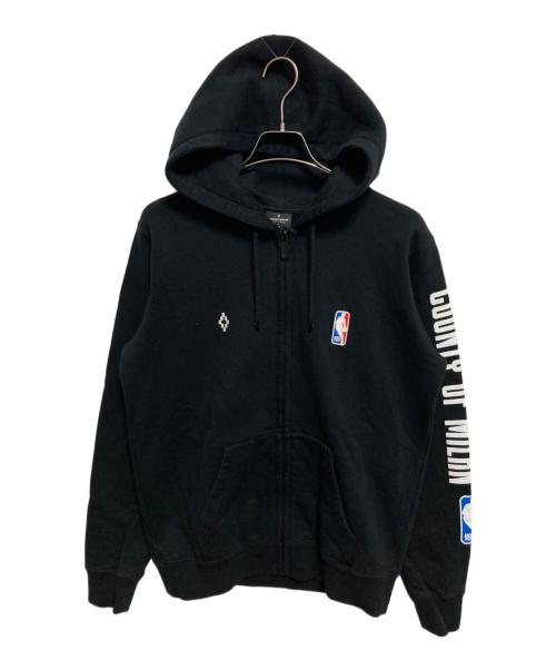 MARCELO BURLON（マルセロバーロン）MARCELO BURLON (マルセロバーロン) NBA (エヌビーエー) ジップパーカー ブラック サイズ:Sの古着・服飾アイテム