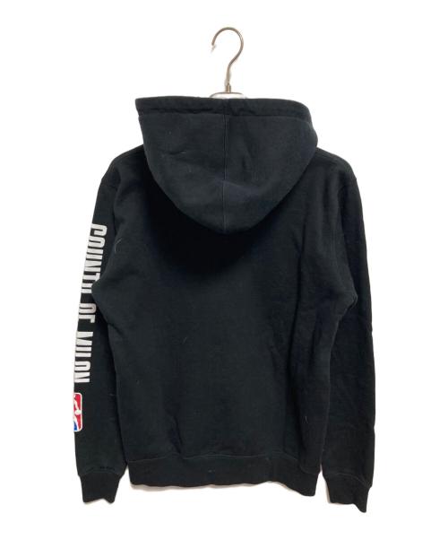 MARCELO BURLON（マルセロバーロン）MARCELO BURLON (マルセロバーロン) NBA (エヌビーエー) ジップパーカー ブラック サイズ:Sの古着・服飾アイテム