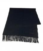 HERMESエルメス）の古着「カシミヤマフラー」｜ブラック