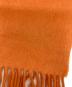 HERMES (エルメス) カシミヤマフラー オレンジ：20000円