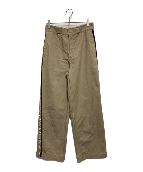 SLOBE IENA（スローブ イエナ）SLOBE IENA (スローブ イエナ) ワーカーズチノサイドラインスラックス ベージュ サイズ:SIZE 38の古着・服飾アイテム