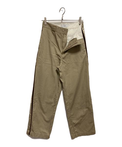 SLOBE IENA（スローブ イエナ）SLOBE IENA (スローブ イエナ) ワーカーズチノサイドラインスラックス ベージュ サイズ:SIZE 38の古着・服飾アイテム