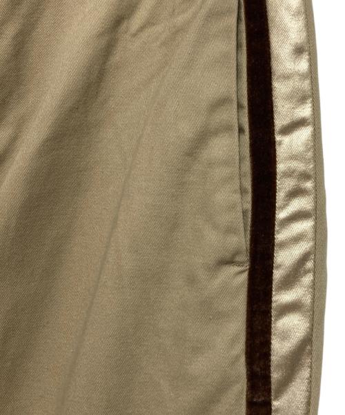 SLOBE IENA（スローブ イエナ）SLOBE IENA (スローブ イエナ) ワーカーズチノサイドラインスラックス ベージュ サイズ:SIZE 38の古着・服飾アイテム