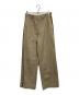 SLOBE IENA（スローブ イエナ）の古着「ワーカーズチノサイドラインスラックス」｜ベージュ