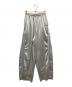 PRANK PROJECT（プランクプロジェクト）の古着「Glossy Volume Jersey Pants」｜シルバー