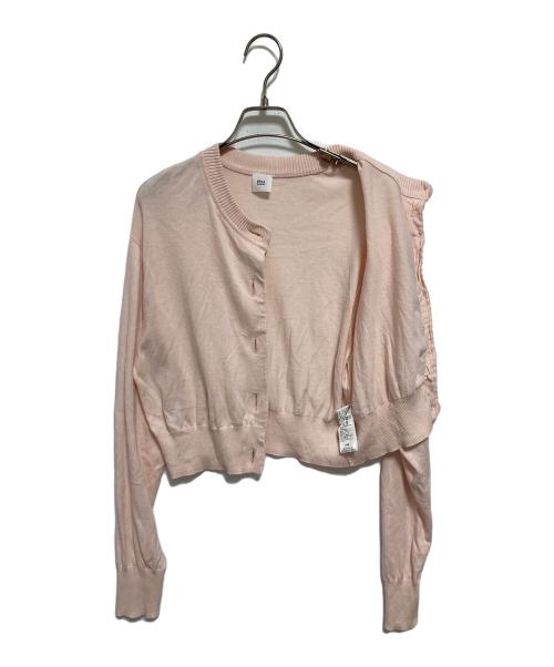 IENA LA BOUCLE（イエナ ラ ブークル）IENA LA BOUCLE (イエナ ラ ブークル) AUGUSTA 天竺カーディガン ピンク サイズ:なし(下記参照)の古着・服飾アイテム