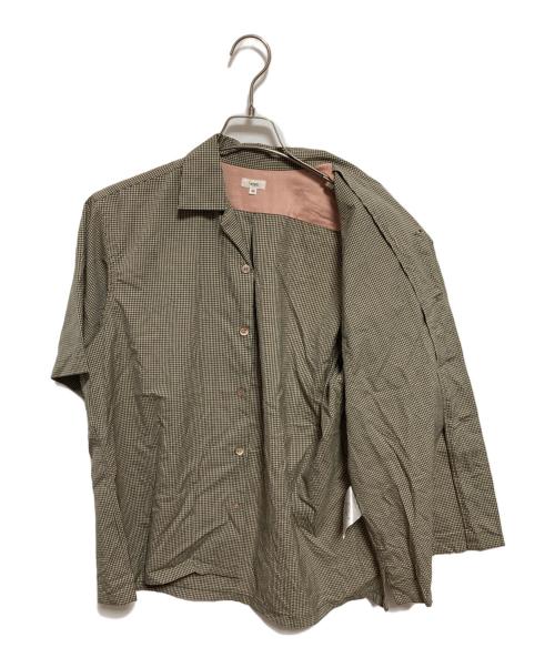 SCYE（サイ）SCYE (サイ) オープンカラーシャツ ベージュ サイズ:36の古着・服飾アイテム