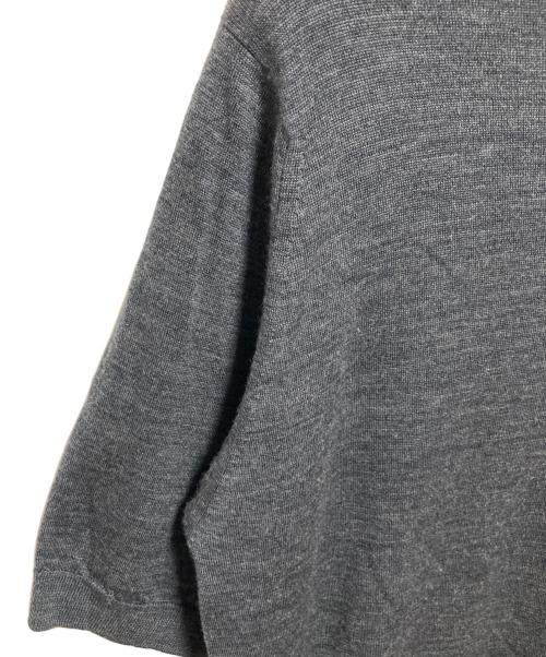 JOHN SMEDLEY（ジョンスメドレー）JOHN SMEDLEY (ジョンスメドレー) UNITED ARROWS (ユナイテッドアローズ) ニットポロシャツ グレー サイズ:Mの古着・服飾アイテム