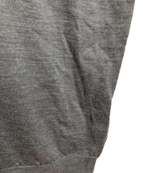 JOHN SMEDLEY（ジョンスメドレー）JOHN SMEDLEY (ジョンスメドレー) UNITED ARROWS (ユナイテッドアローズ) ニットポロシャツ グレー サイズ:Mの古着・服飾アイテム