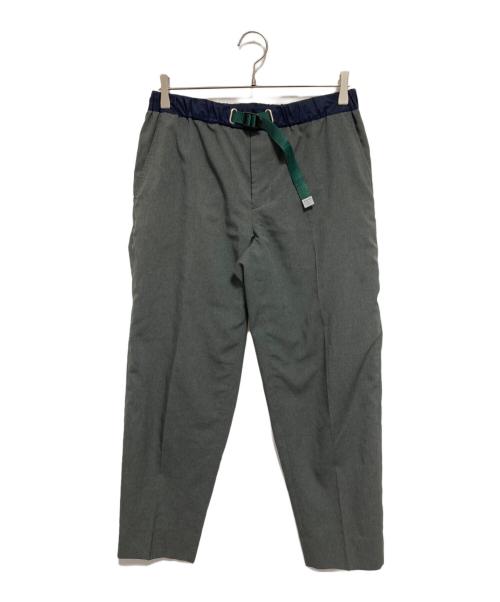 kolor/BEACON（カラービーコン）kolor/BEACON (カラービーコン) ベルテッドパンツ グレー サイズ:1の古着・服飾アイテム