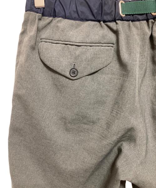 kolor/BEACON（カラービーコン）kolor/BEACON (カラービーコン) ベルテッドパンツ グレー サイズ:1の古着・服飾アイテム