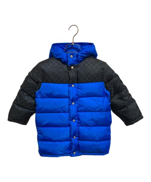 GUCCI（グッチ）GUCCI (グッチ) ダウンコート ブルー サイズ:36ｍの古着・服飾アイテム
