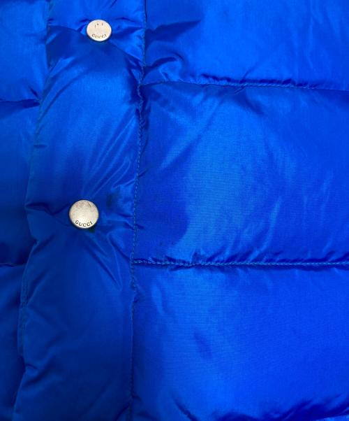 GUCCI（グッチ）GUCCI (グッチ) ダウンコート ブルー サイズ:36ｍの古着・服飾アイテム