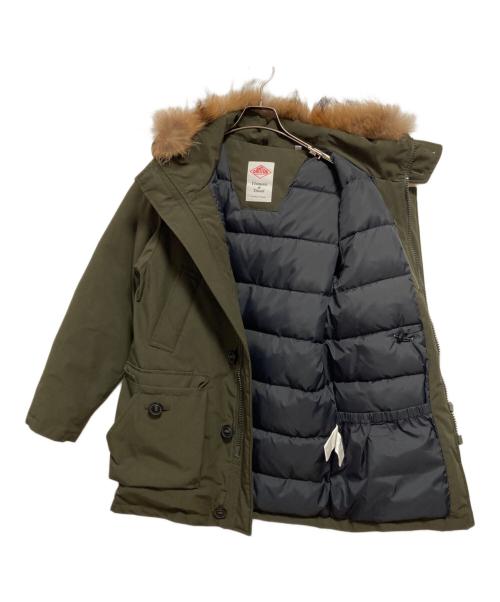 DANTON（ダントン）DANTON (ダントン) ファー付き フードダウンコート グリーン サイズ:38の古着・服飾アイテム