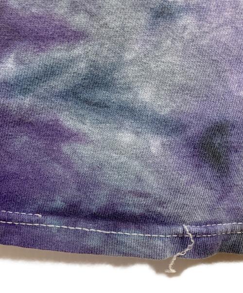 DELTA（デルタ）DELTA (デルタ) タイダイバンドTシャツ グレー×パープル サイズ:2XLの古着・服飾アイテム