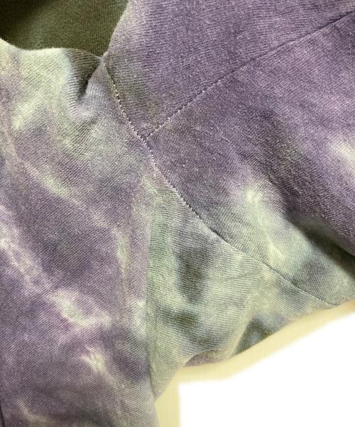 DELTA（デルタ）DELTA (デルタ) タイダイバンドTシャツ グレー×パープル サイズ:2XLの古着・服飾アイテム