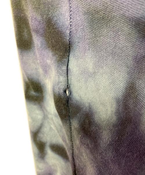 DELTA（デルタ）DELTA (デルタ) タイダイバンドTシャツ グレー×パープル サイズ:2XLの古着・服飾アイテム