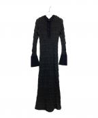 FRAY IDフレイ アイディー）の古着「バルファスレースワンピース」｜ブラック