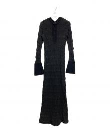 FRAY ID（フレイ アイディー）の古着「バルファスレースワンピース」｜ブラック