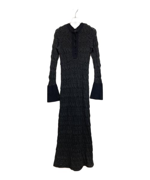 FRAY ID（フレイ アイディー）FRAY ID (フレイ アイディー) バルファスレースワンピース ブラックの古着・服飾アイテム