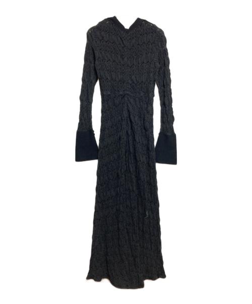 FRAY ID（フレイ アイディー）FRAY ID (フレイ アイディー) バルファスレースワンピース ブラックの古着・服飾アイテム