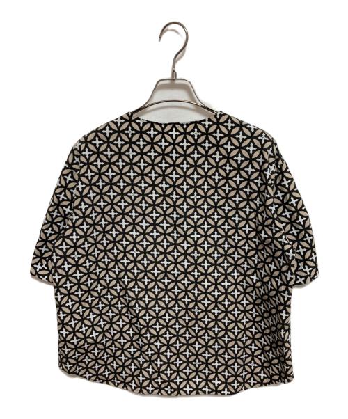 DRESSTERIOR（ドレステリア）DRESSTERIOR (ドレステリア) コクーンスリーブオーバーラップサークルシャツ ベージュ サイズ:38の古着・服飾アイテム